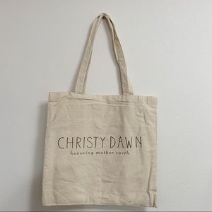 Christy Dawn tote cloth bag reusable washable new without tag